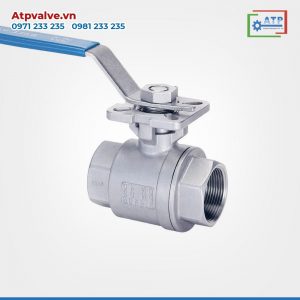 Van bi inox nối ren 2 thân